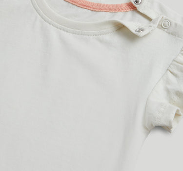 Mothercare Peach Dungarees and T-Shirt Outfit