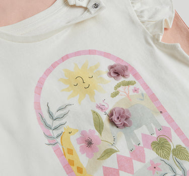 Mothercare Safari T-Shirts - 2 Pack