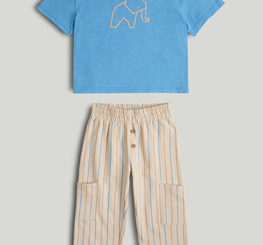 Mothercare Elephant T-Shirt and Trousers Outfit