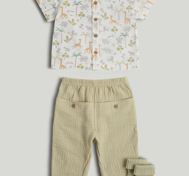 Mothercare My First Shirt, Joggers and Socks Outfit