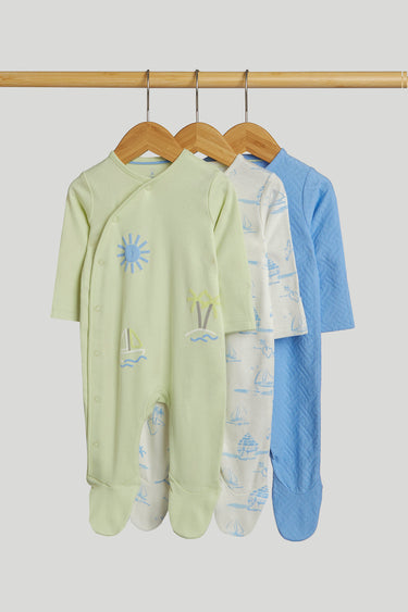 Mothercare 3 Pack All-in-Ones