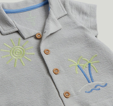 Mothercare Shirt and Shorts Romper and Socks Outfit