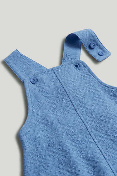 Mothercare Blue Bibshorts and Bodysuit Outfit