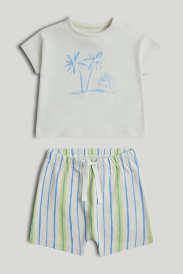 Mothercare Summer T-Shirt and Shorts Outfit