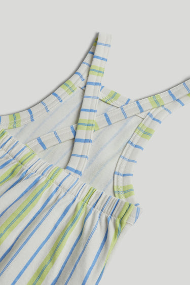 Mothercare Striped Bibshorts and Bodysuit Outfit