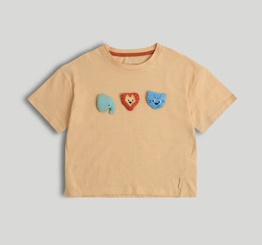 Mothercare Yellow Origami Animal T-Shirt