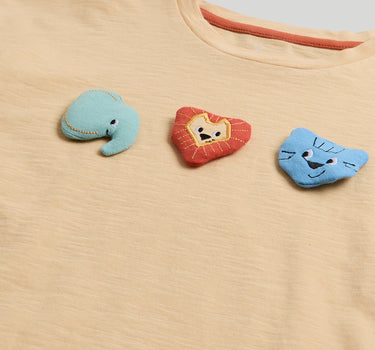 Mothercare Yellow Origami Animal T-Shirt