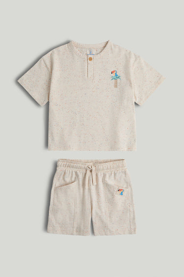 Mothercare Henley T-Shirt and Shorts Outfit