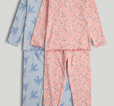 Mothercare 2 Pack Ribbed Pyjamas