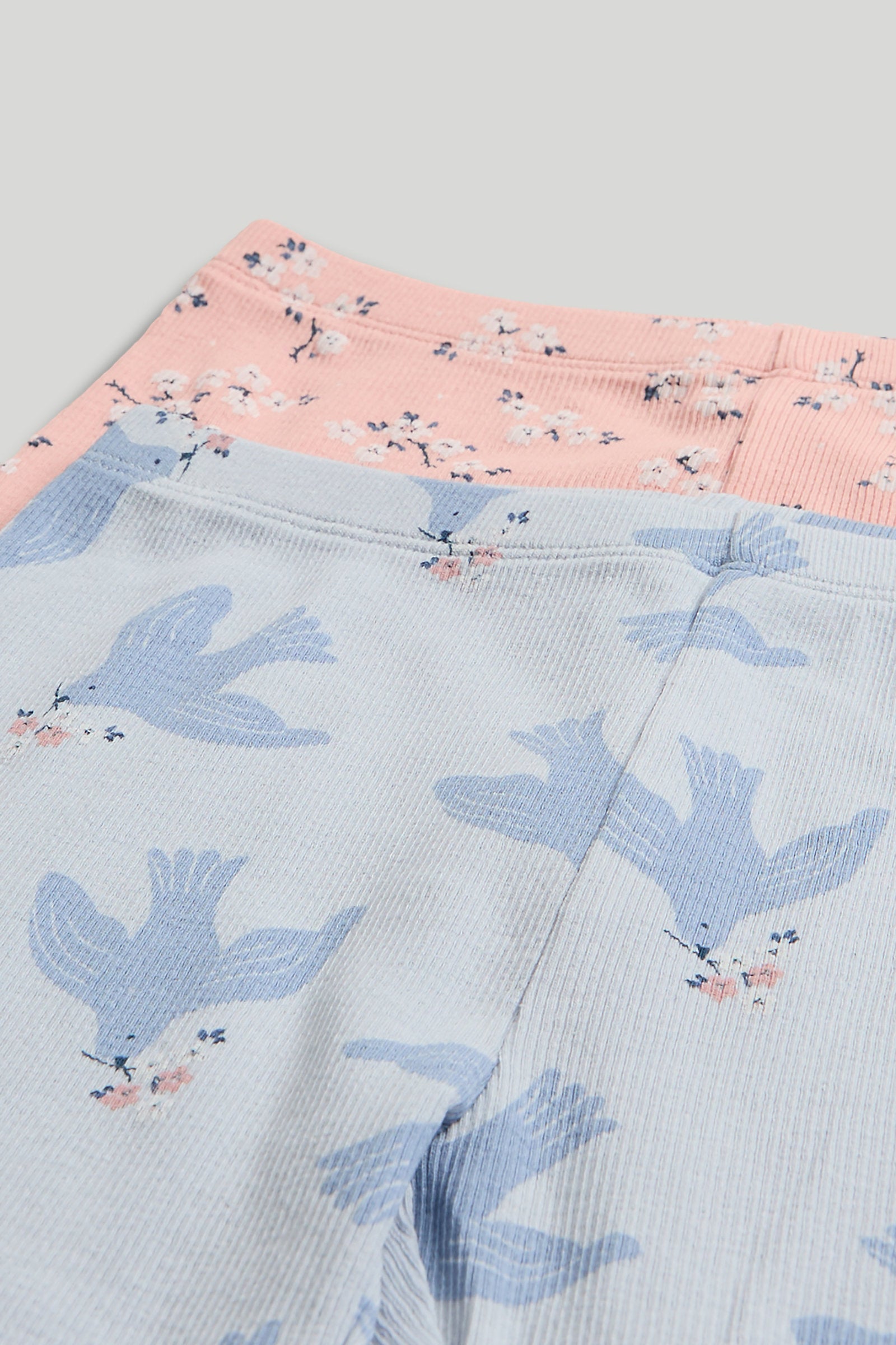 Mothercare 2 Pack Ribbed Pyjamas