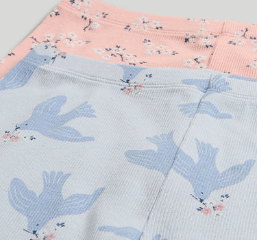 Mothercare 2 Pack Ribbed Pyjamas