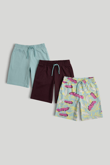 Mothercare 3 Pack Jersey Shorts