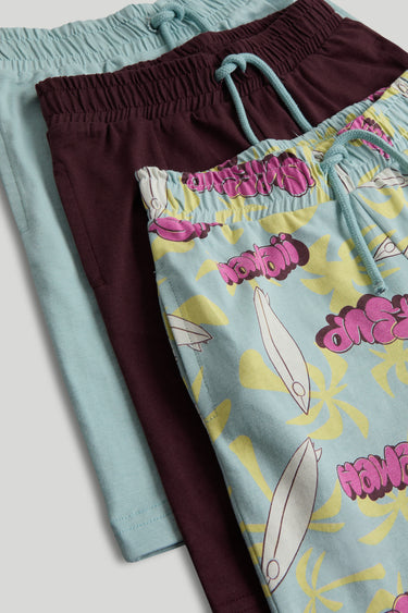 Mothercare 3 Pack Jersey Shorts