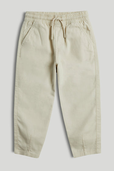 Mothercare Tan Linen Blend Trousers
