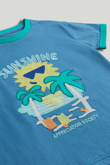 Mothercare Blue Sunshine T-Shirt