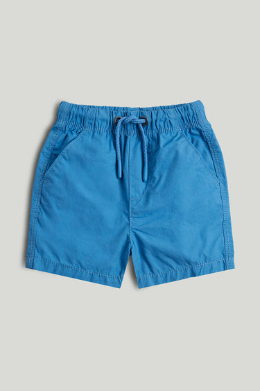 Mothercare Blue Poplin Shorts