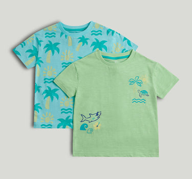 Mothercare 2 Pack Beach T-Shirts