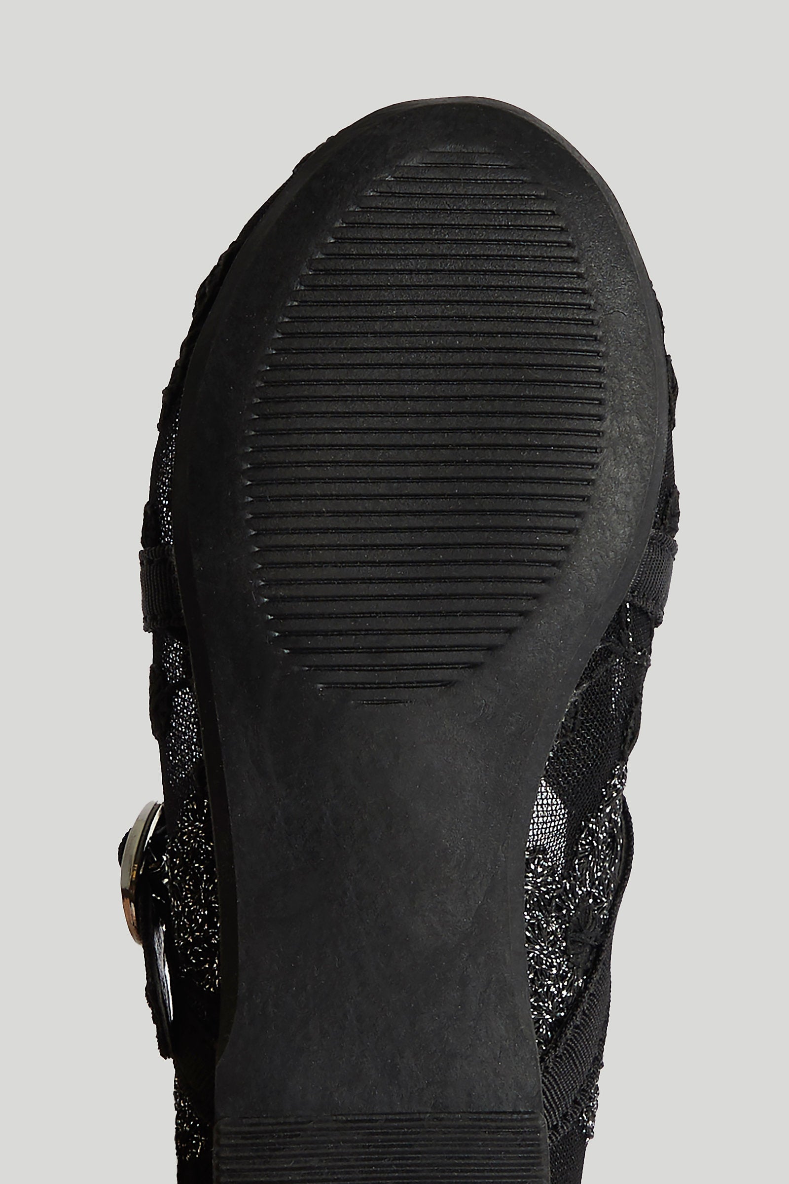 Mothercare Black Mesh Ballerina Shoes