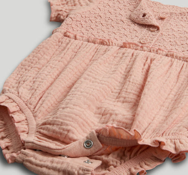 Mothercare My First Apricot Knitted Romper