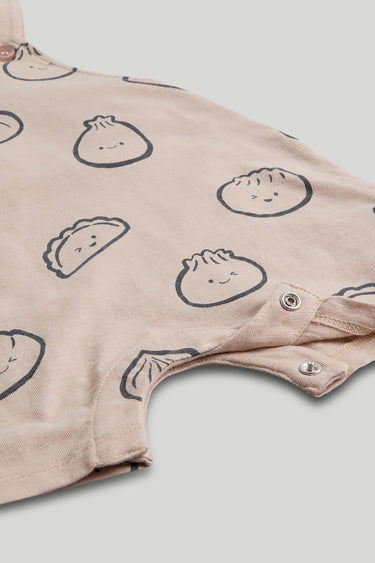 Mothercare Pasta Bibshorts and Bodysuit Outfit