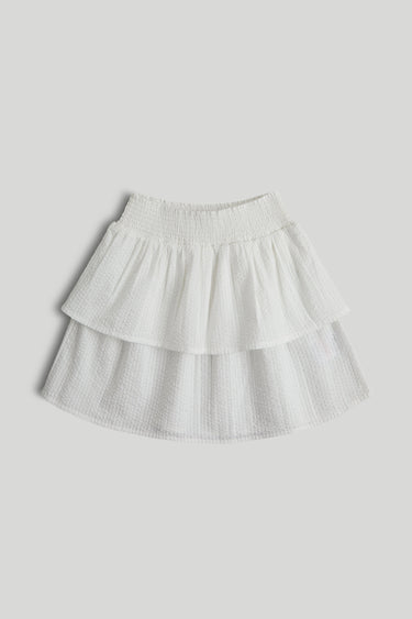 Mothercare White Tiered Skirt