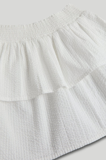 Mothercare White Tiered Skirt