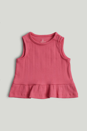 Mothercare 3 Pack Ribbed Vest T-Shirts