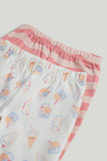 Mothercare 2 Pack Ice Cream Pyjamas