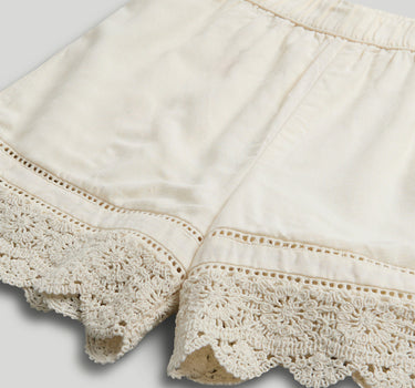 Mothercare Cream Crochet Shorts