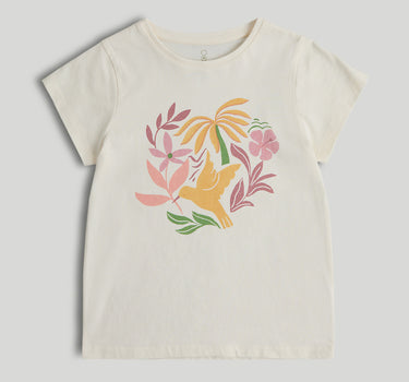 Mothercare Cream Tropical T-Shirt