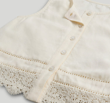 Mothercare Cream Crochet Blouse