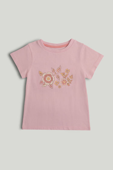 Mothercare Pink Flower T-Shirt
