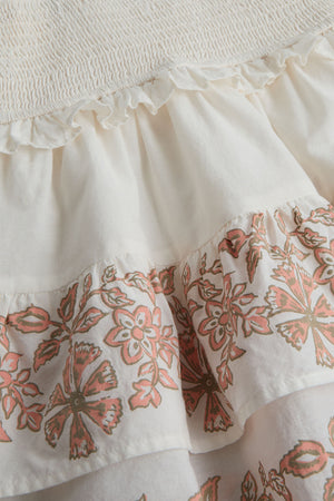 Mothercare Cream Midi Sun Dress