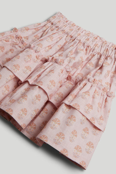 Mothercare Pink Ruffle Top and Skirt Outfit