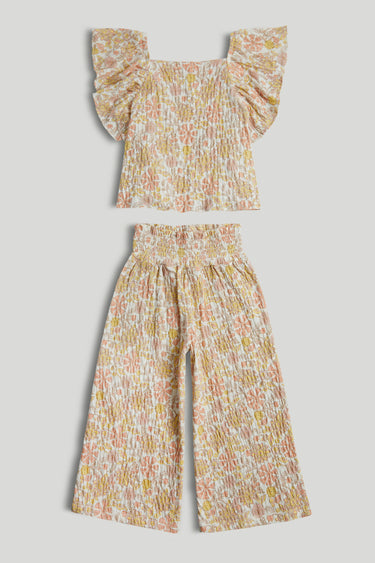 Mothercare Floral Top and Culottes Outfit