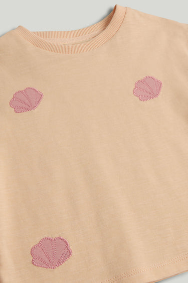Mothercare Peach Seashell T-Shirt
