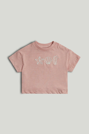 Mothercare Pink Seahorse T-Shirt
