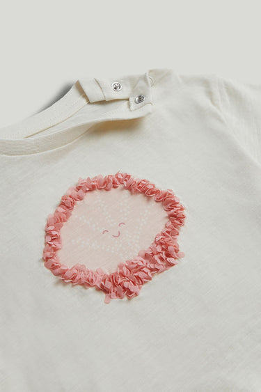 Mothercare Cream Seashell T-Shirt