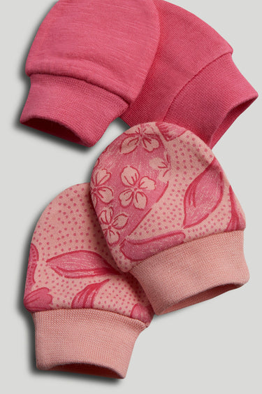 Mothercare 2 Pack Cotton Baby Mitts