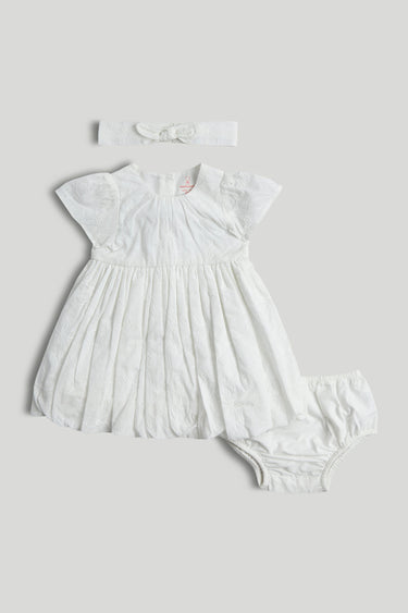 Mothercare White Puffball Dress Outfit