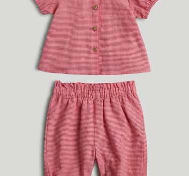 Mothercare Pink Blouse and Trousers Outfit