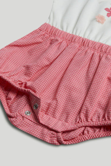 Mothercare Pink Flower Romper