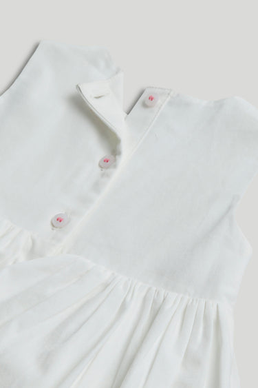 Mothercare White Dress, Knickers and Hat Outfit
