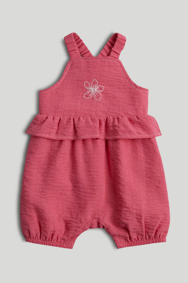 Mothercare Pink Flower Romper
