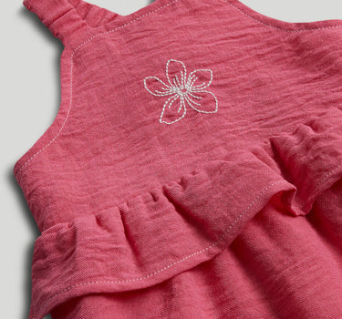 Mothercare Pink Flower Romper