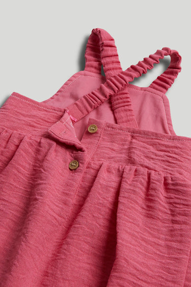 Mothercare Pink Flower Romper