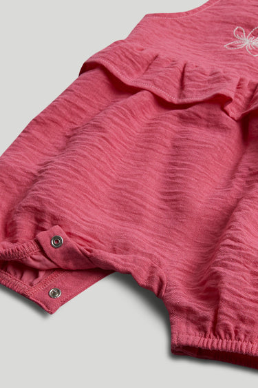 Mothercare Pink Flower Romper
