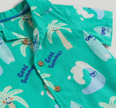 Mothercare Beach Shirt and Shorts Outfit