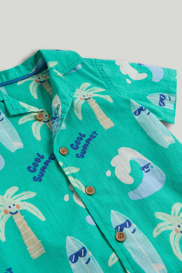 Mothercare Beach Shirt and Shorts Outfit