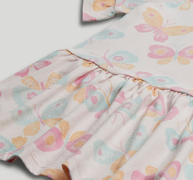 Mothercare Pink Butterfly Jersey Dress